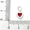 Brass Micro Pave Cubic Zirconia Pendants LS-KK-H204-01S-07-3