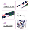 4Pairs 4 Colors Camouflage Color Polyester Shoelaces FIND-TA0010-23-5