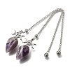 Natural Amethyst Dowsing Pendulum Pendants GG-CBA6D08-A07-2