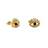 Vintage Evil Eye Stainless Steel Stud Earrings GK8780-5