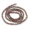 Transparent Electroplate Glass Beads Strands LS-GLAA-H021-01A-HP05-5