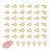 50Pcs Brass Spring Ring Clasps KK-PH0013-18-6