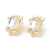 Alloy Stud Earring Finding FIND-O002-07LG-2