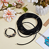 10 Yards Round Cowhide Leather Cord WL-BC0001-06-4