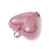 Imitation Gemstone Acrylic Pendants PALLOY-JF03955-02-5