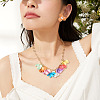320Pcs 8 Colors Opaque Acrylic Pendants SACR-TA0001-41-9