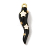 Rack Plating Brass Enamel Pendants KK-A229-29G-01-1