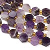 Natural Amethyst Beads Strands G-F833-B08-01-3