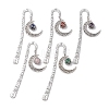 Tibetan Style Alloy Hook Bookmarks AJEW-JK00323-1