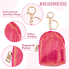 DICOSMETIC 6Pcs 6 Style EVA & PU Leather Tarp Zip Cosmetic Pouches Sets ABAG-DC0001-03-4