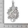 201 Stainless Steel Pendants STAS-S157-24P-3