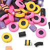 Mixed Shapes Handmade Polymer Clay Beads X-CLAY-R060-113-1