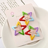 3Pcs Colorful Alloy Snap Hair Clips for Girl PW-WGB0C0F-05-1