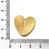 304 Stainless Steel Pendants STAS-Z163-01G-02-3