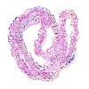 Transparent Glass Beads Strands GL-CBAAE04-02J-4