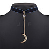 Flannel Choker Necklaces X-NJEW-N0059-081B02-6