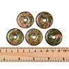 Natural Unakite Pendants G-C220-F01-30mm-6