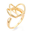 Flower Brass Cup Peg Ring Settings KK-N274-39G-1