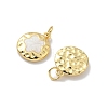 Brass Enamel Charms KK-P325-29G-3