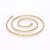 304 Stainless Steel Box Chain Necklaces NJEW-F226-05G-02-1