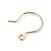 Brass Earring Hooks FIND-WH0042-11G-2