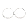 304 Stainless Steel Hoop Earrings EJEW-Z093-01P-01-4