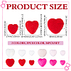 36Pcs 12 Styles Handmade Wool Felt Ornament DIY-MA0007-05-2