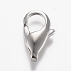 Tarnish Resistant Polished 316 Surgical Stainless Steel Lobster Claw Clasps STAS-Z013-06E-1