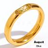 304 Stainless Steel Pave Cubic Zirconia Finger Rings FS-WG61B2A-23-1