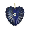 Dyed Natural Lapis Lazuli Carved Pendants G-C276-01G-02-1