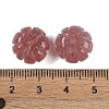Natural Strawberry Quartz Beads G-G124-02E-3