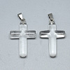 Watermelon Stone Glass Pendants G-T122-18L-2