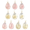 10Pcs 2 Colors Glass Pendants GLAA-YW0005-46-1
