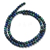 Natural Azurite Beads Strands G-Z110-C02-4mm-3