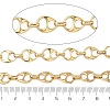 304 Stainless Steel Oval Link Chains CHS-K023-09G-3