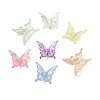 Transparent Acrylic Iridescent Beads OACR-D308-01-1