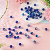 80Pcs AB Color Plated Glass Beads EGLA-TA0013-01B-5