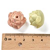 UV Plating & Spray Painted Opaque Acrylic Beads OACR-G047-02-3