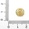 Brass Micro Pave Cubic Zirconia Beads KK-Z095-04G-03-3