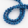 Baking Painted Glass Bead Strands X-DGLA-R037-6mm-03-2
