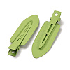 Baking Painted Iron Alligator Hair Clips PHAR-F014-02E-2