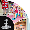 Transparent Plastic Doll Standing Bracket AJEW-WH0312-71-6
