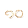 Brass Open Jump Rings KK-G604-08G-26-2