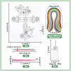 Paper Quiling Supplies Set DIY-PH0022-03D-2