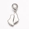 304 Stainless Steel European Dangle Charms OPDL-K001-14AS-2