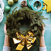 2Pcs Iron Wreath Frames DIY-CP0013-24B-3