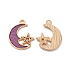 Alloy Enamel Pendants ENAM-S121-061D-G-1
