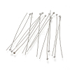 Tarnish Resistant 304 Stainless Steel Ball Head pins X-STAS-S066-70x0.5mm-1