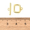 Brass Toggle Clasps KK-B121-05G-4