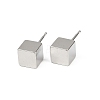 Brass Stud Earrings for Women EJEW-G441-05C-P-4